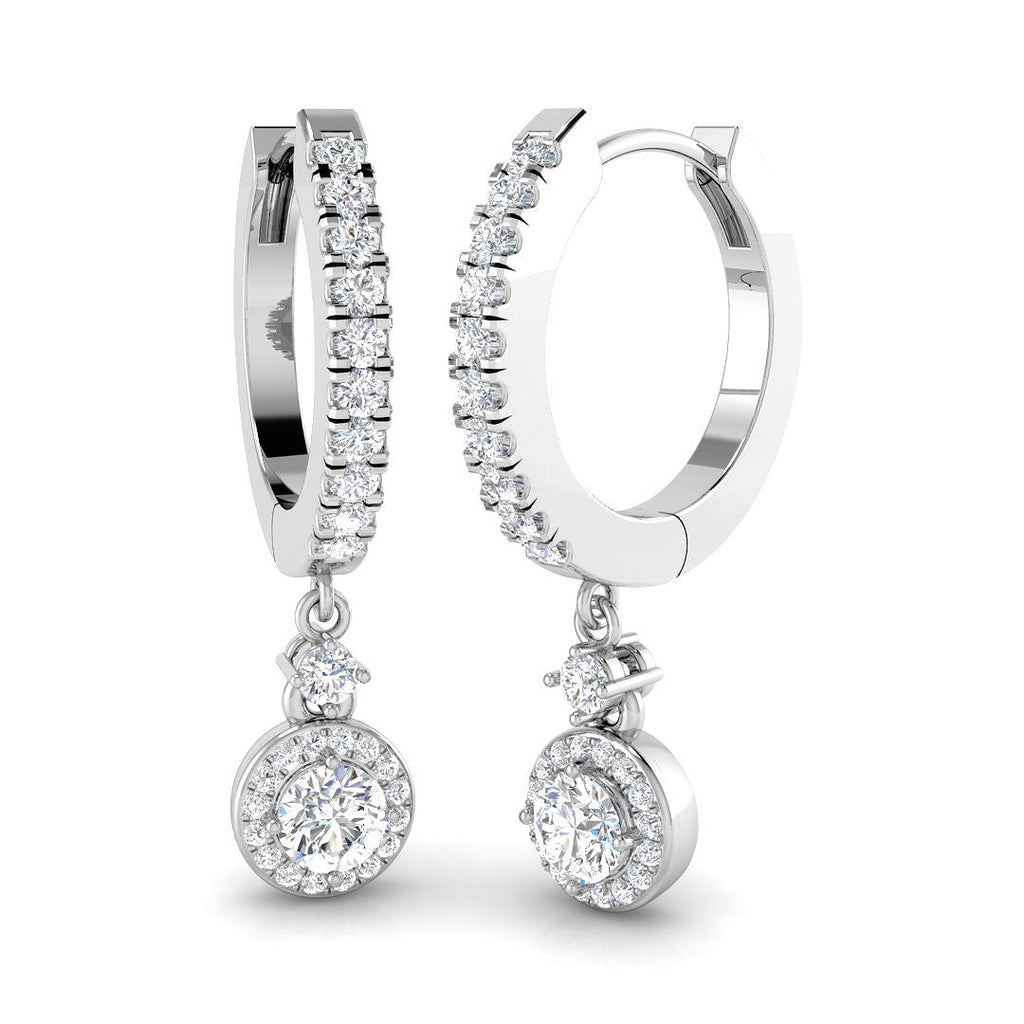 SE6376-3.5 — Earrings - 9k White Gold