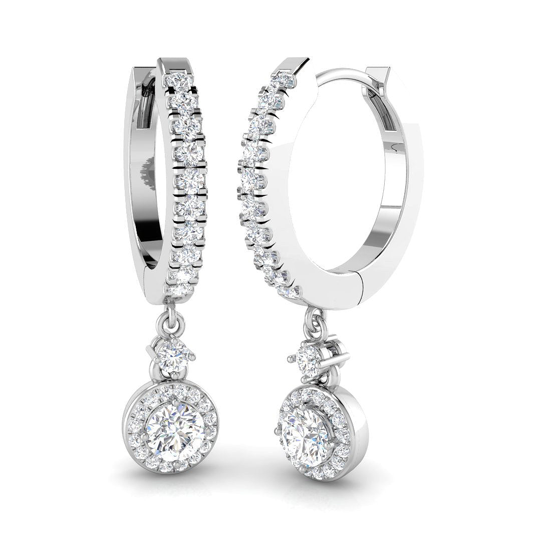 SE6376-3.5 — Earrings - 9k White Gold
