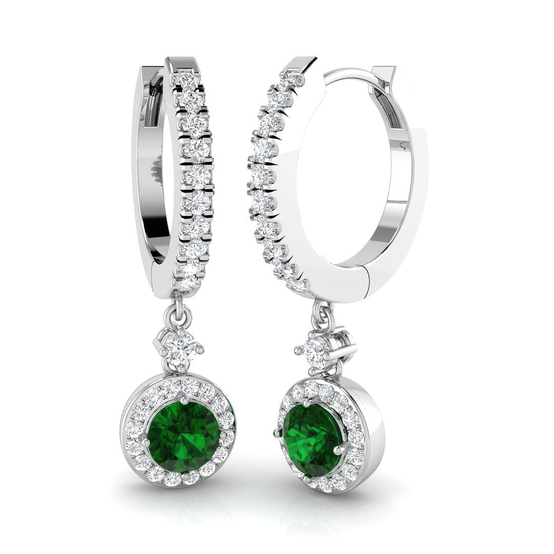 SE6376-4.5 — Earrings - 18k White Gold
