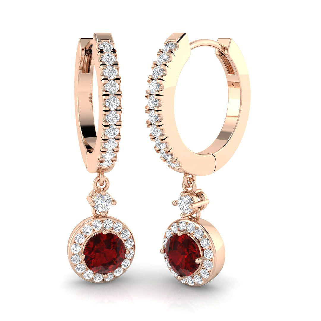 SE6376-4.5 — Earrings - 9k Rose Gold