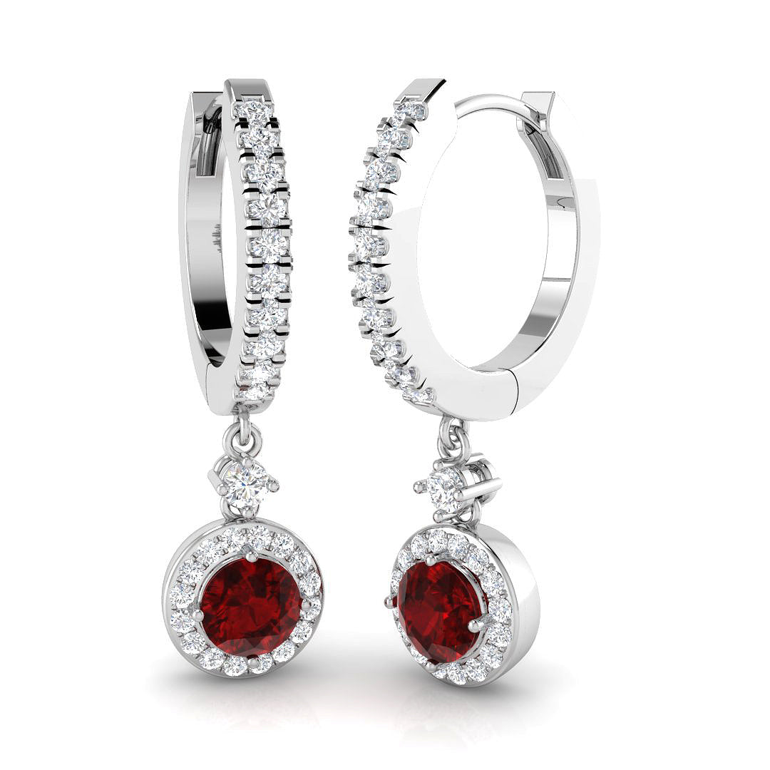 SE6376-4.5 — Earrings - 9k White Gold