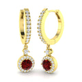 SE6376-4.5 — Earrings - 18 KT Yellow Gold