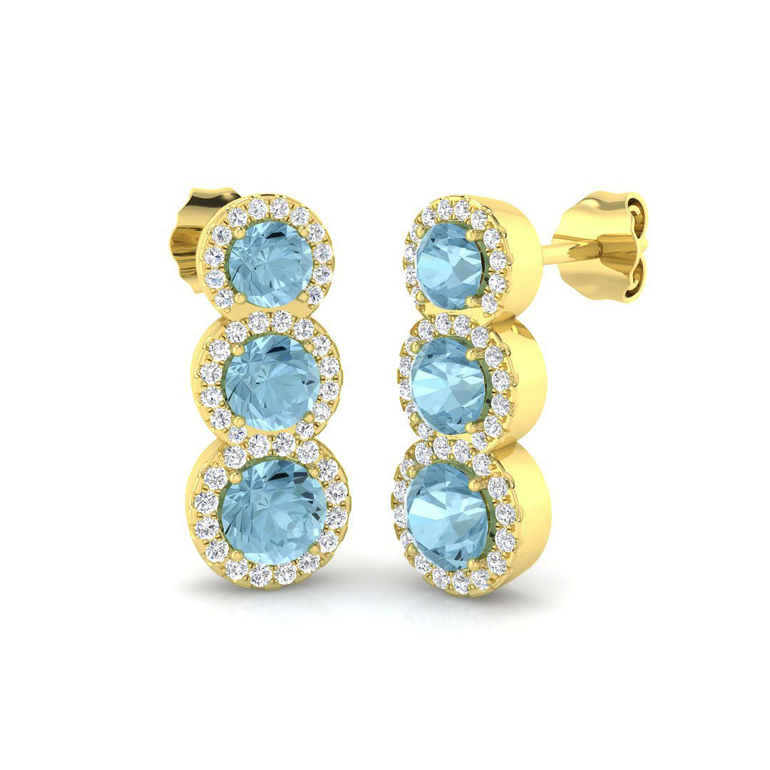 SE6377 — Earrings - 9k Yellow Gold