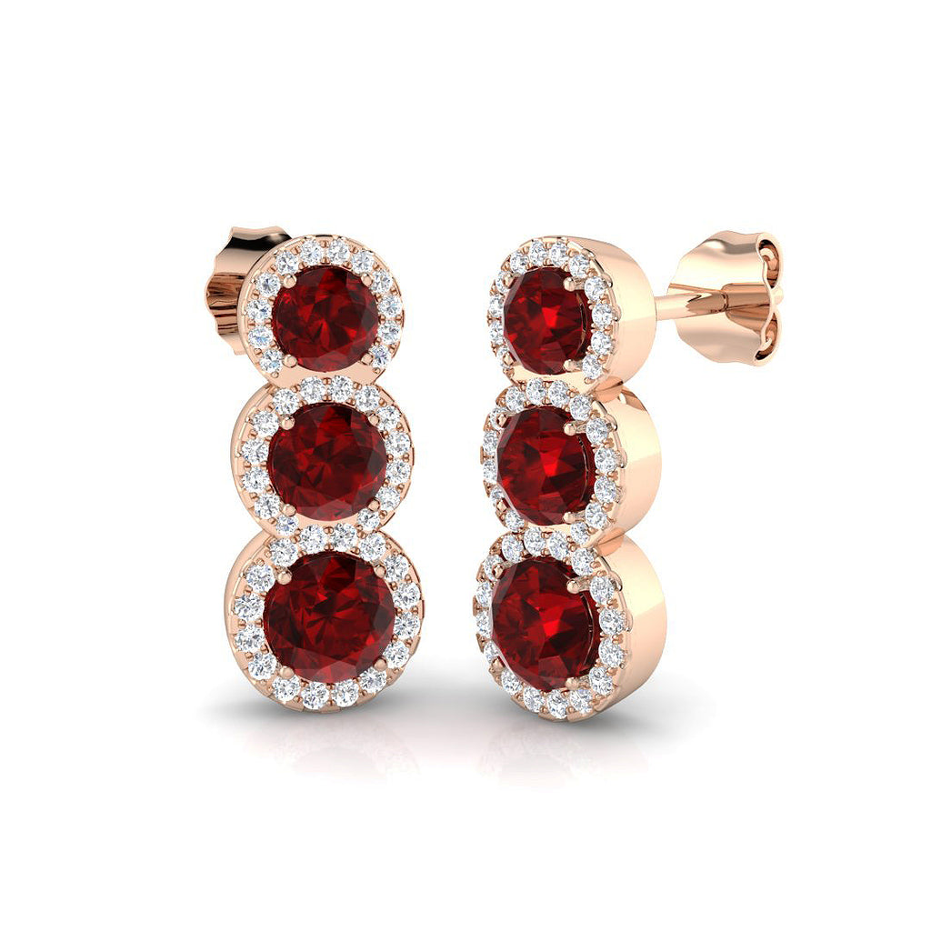 SE6377 — Earrings - 9k Rose Gold