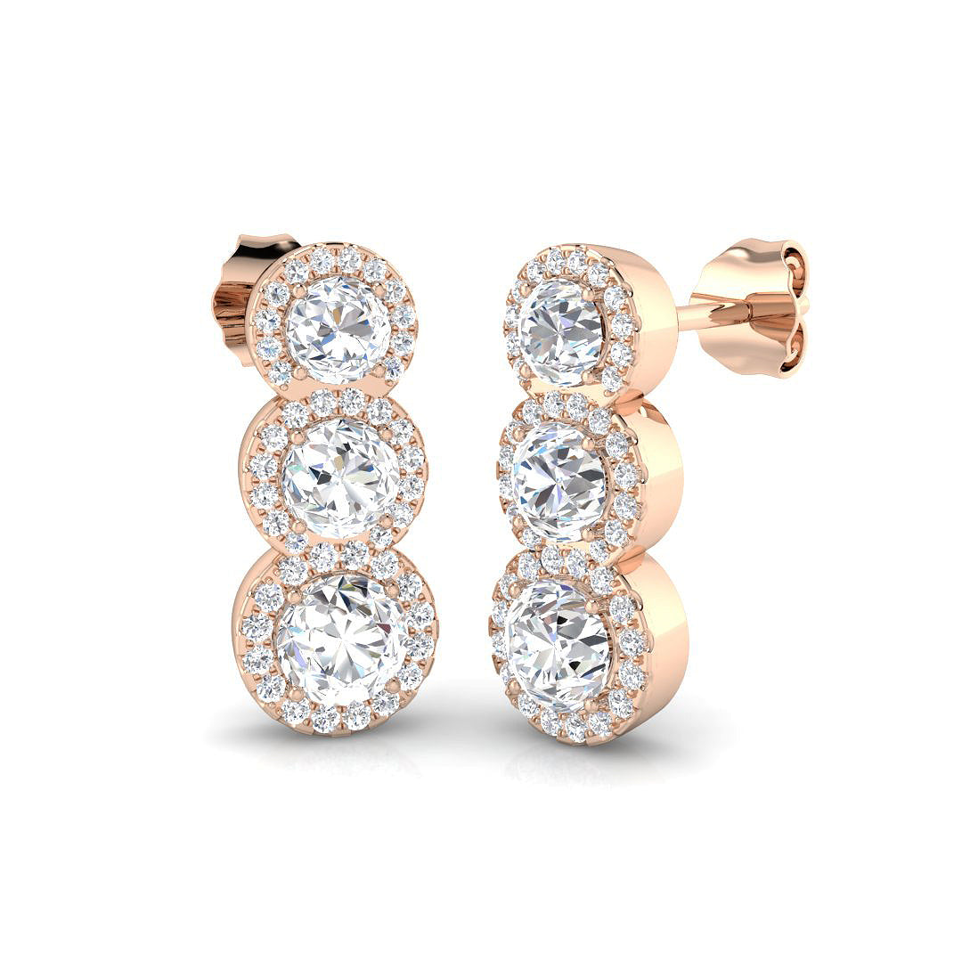 SE6377 — Earrings - 9k Rose Gold