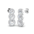 SE6377 — Earrings - 9k White Gold