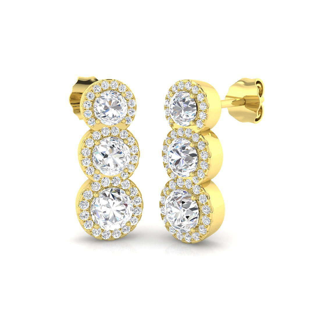 SE6377 — Earrings - 9k Yellow Gold