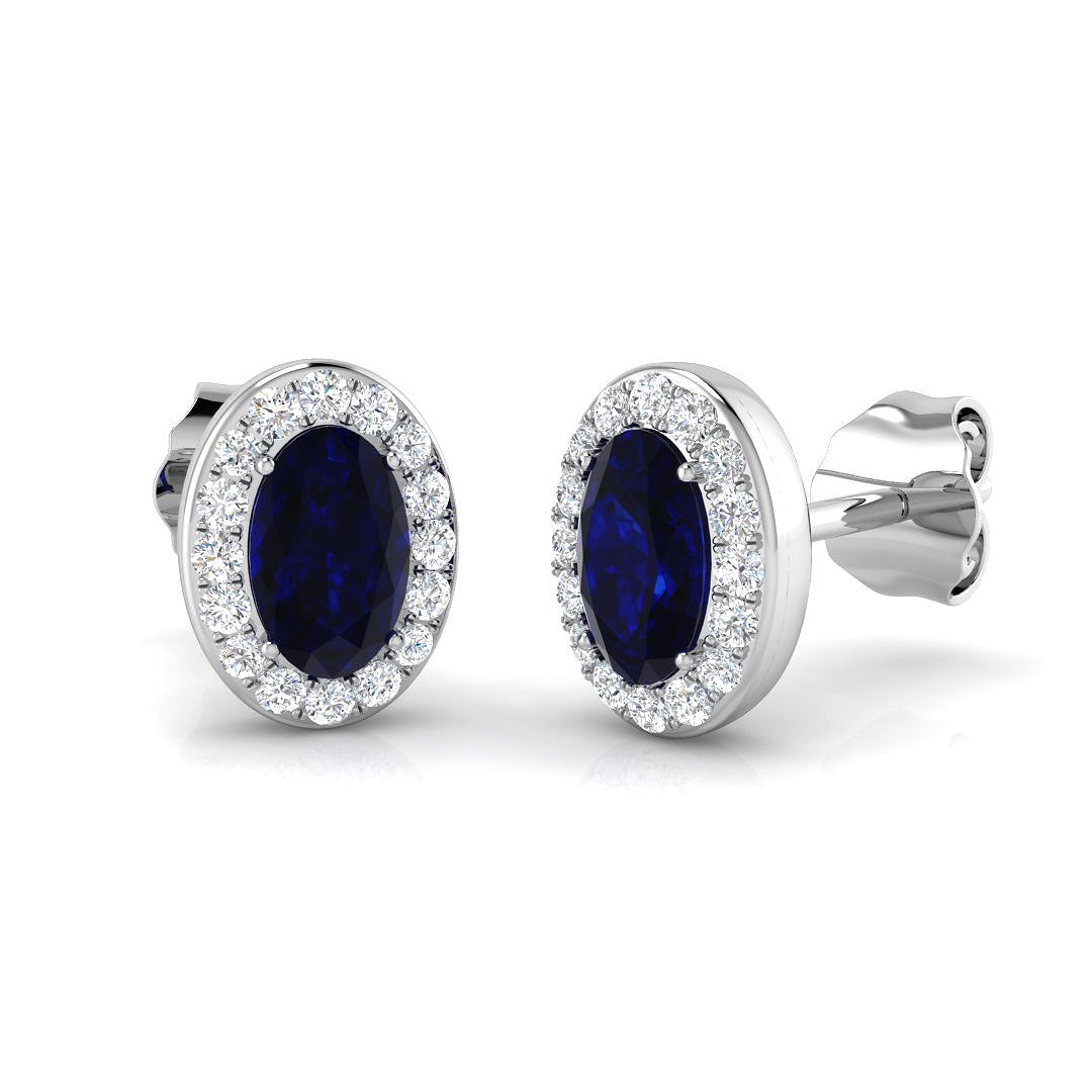 SE6378 — Earrings - 9k White Gold
