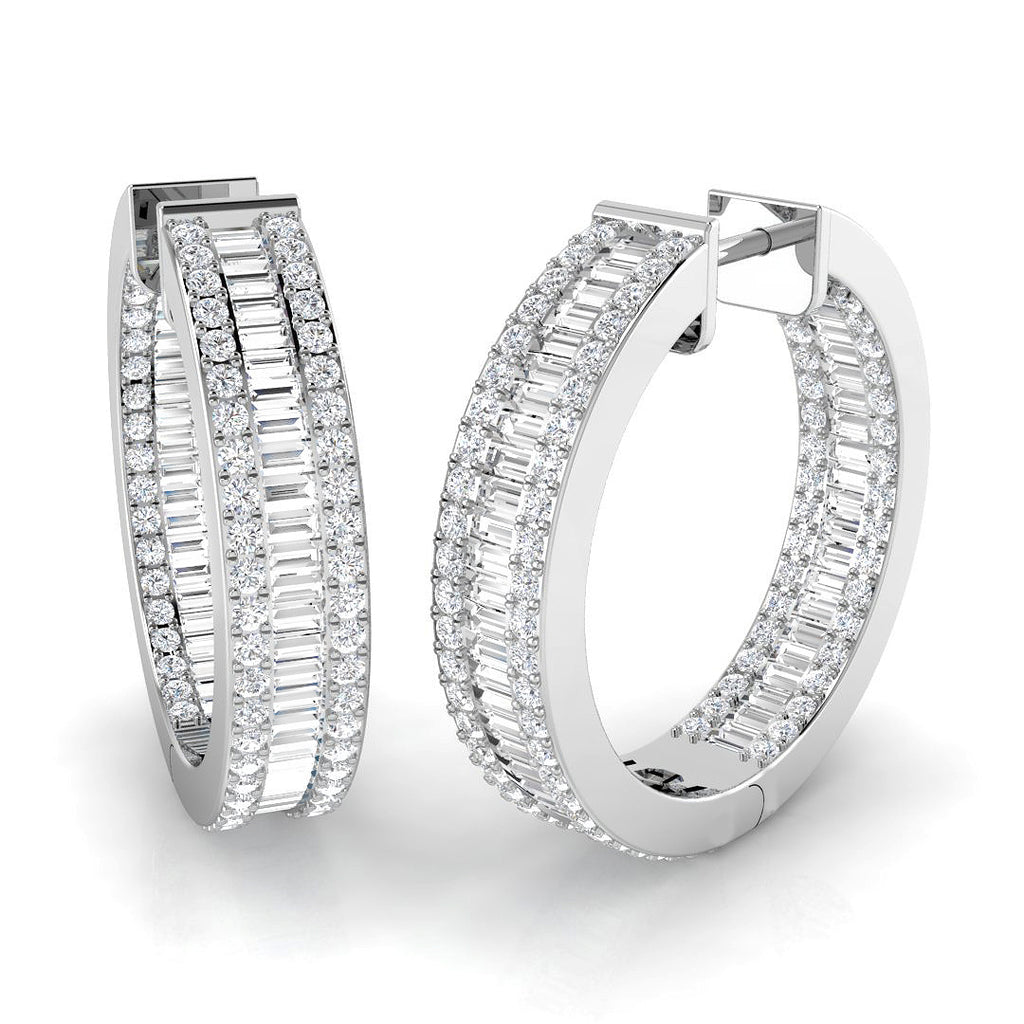 SE6384 — Earrings - 9k White Gold