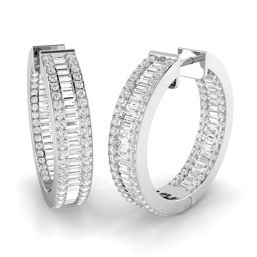 SE6384 — Earrings - 9k White Gold