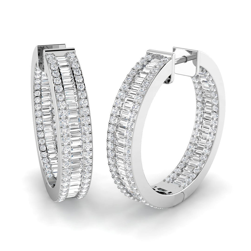 SE6385 — Earrings - 9k White Gold