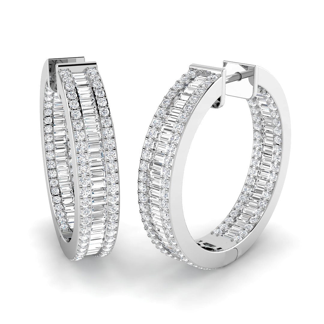 SE6385 — Earrings - 9k White Gold