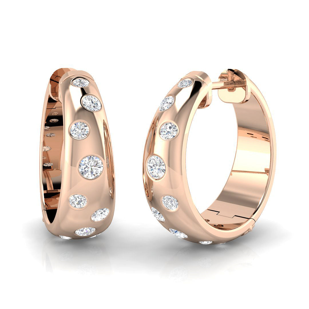 SE6387 — Earrings - 9k Rose Gold