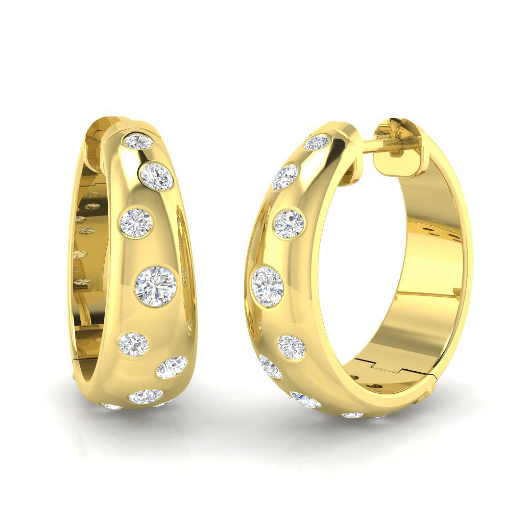 SE6387 — Earrings - 9k Yellow Gold