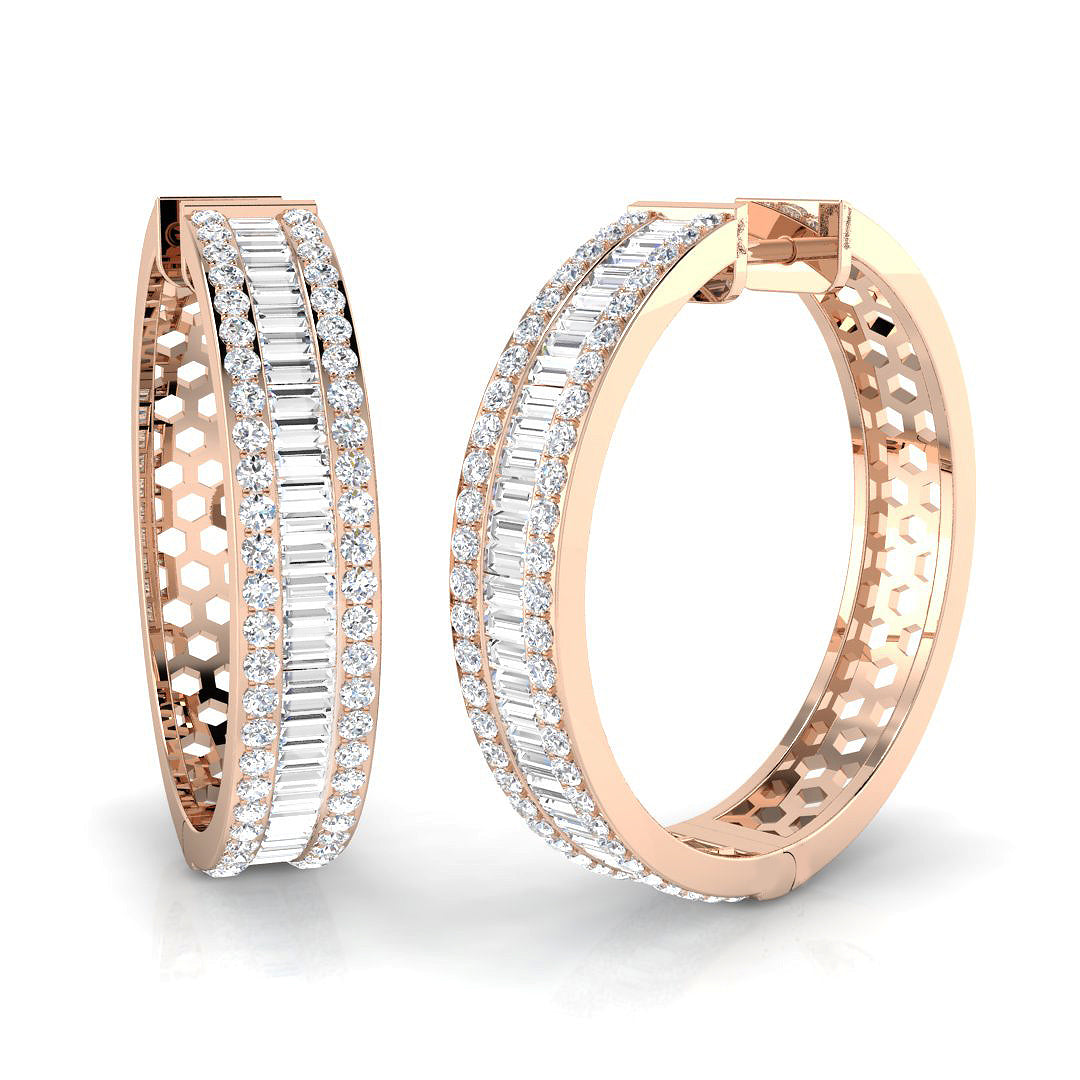 SE6390 — Earrings - 9k Rose Gold