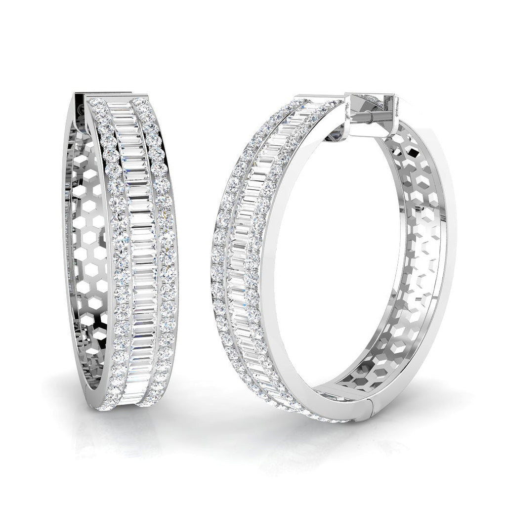 SE6390 — Earrings - 9k White Gold