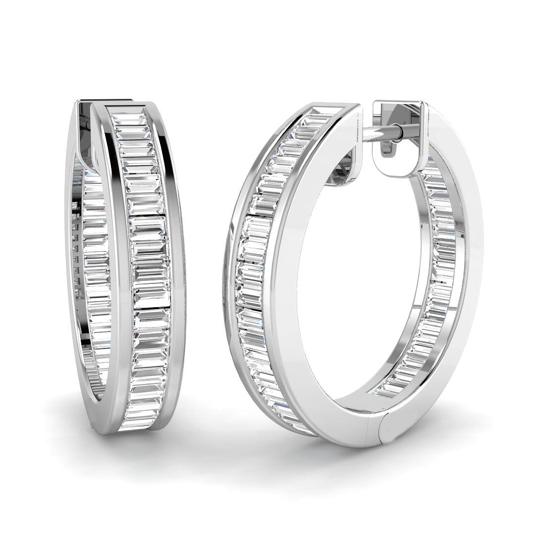 SE6395 — Earrings - 9k White Gold