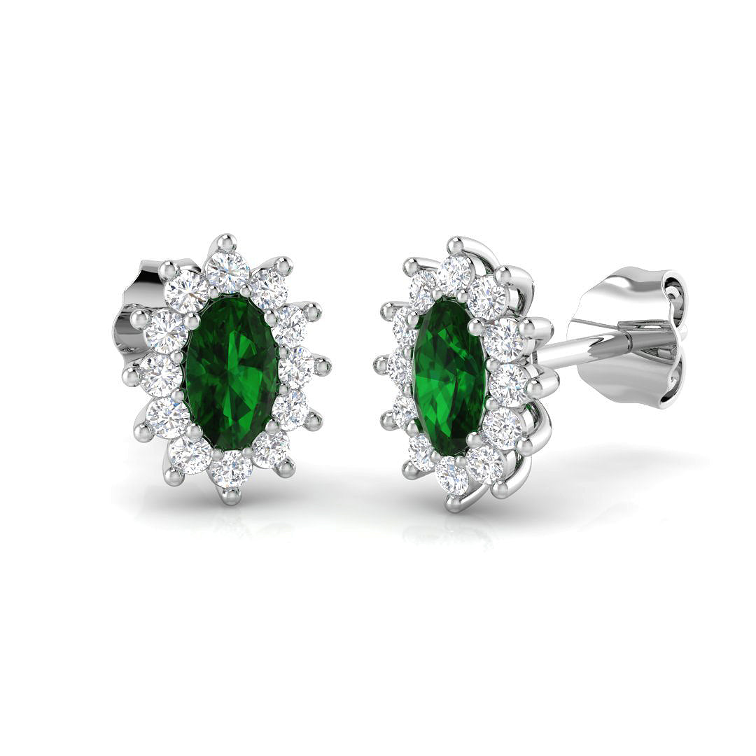 SE6397 — Earrings - 9k White Gold