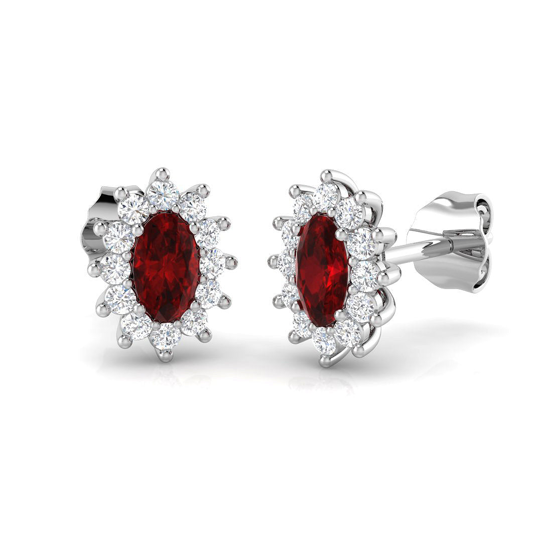 SE6397 — Earrings - 9k White Gold