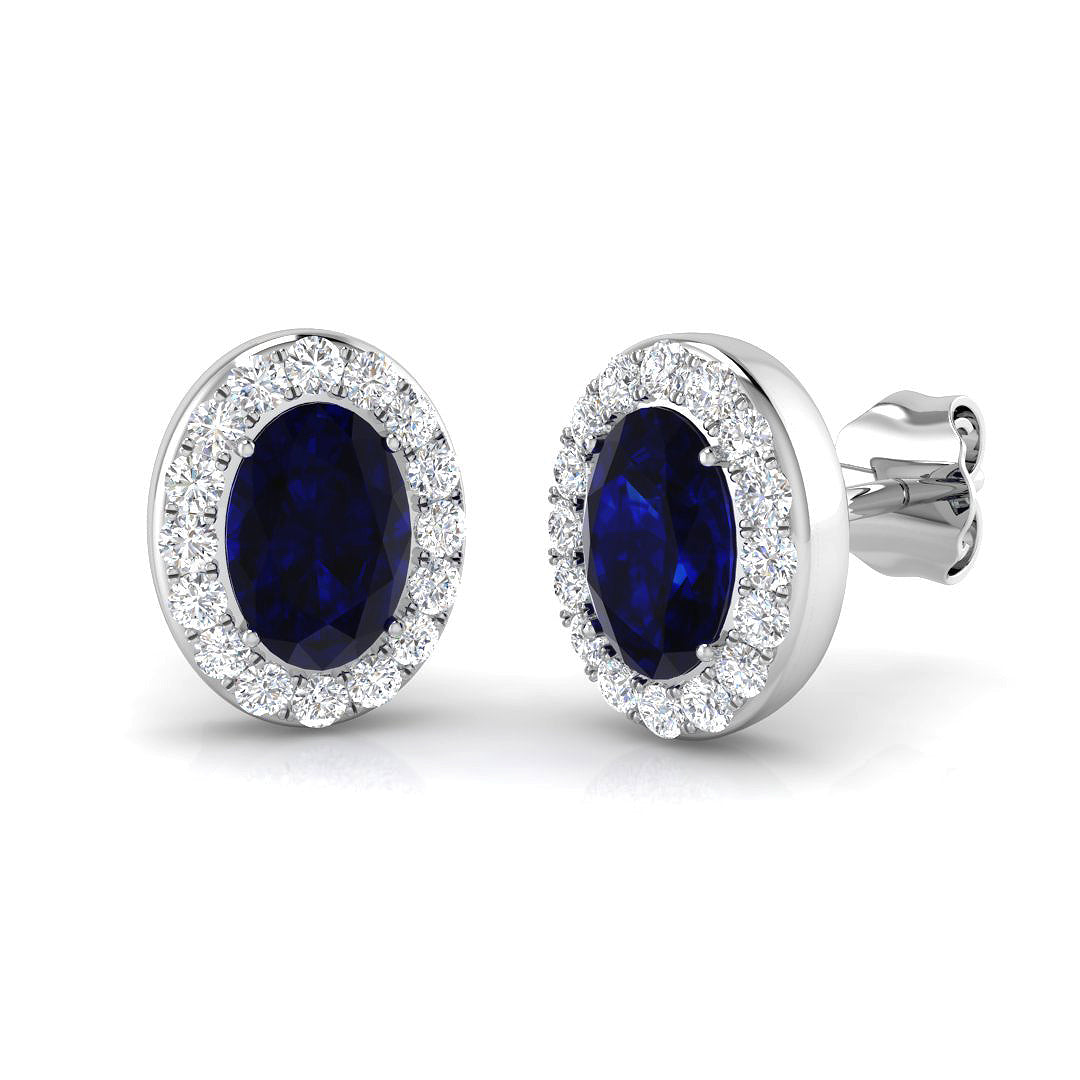 SE6399 — Earrings - 9k White Gold