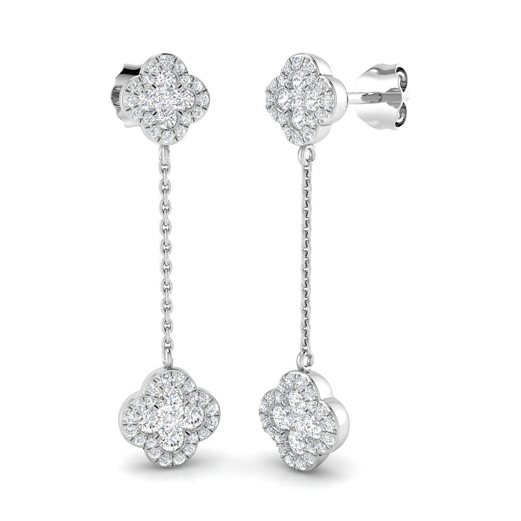 SE6405 — Earrings - 9k White Gold