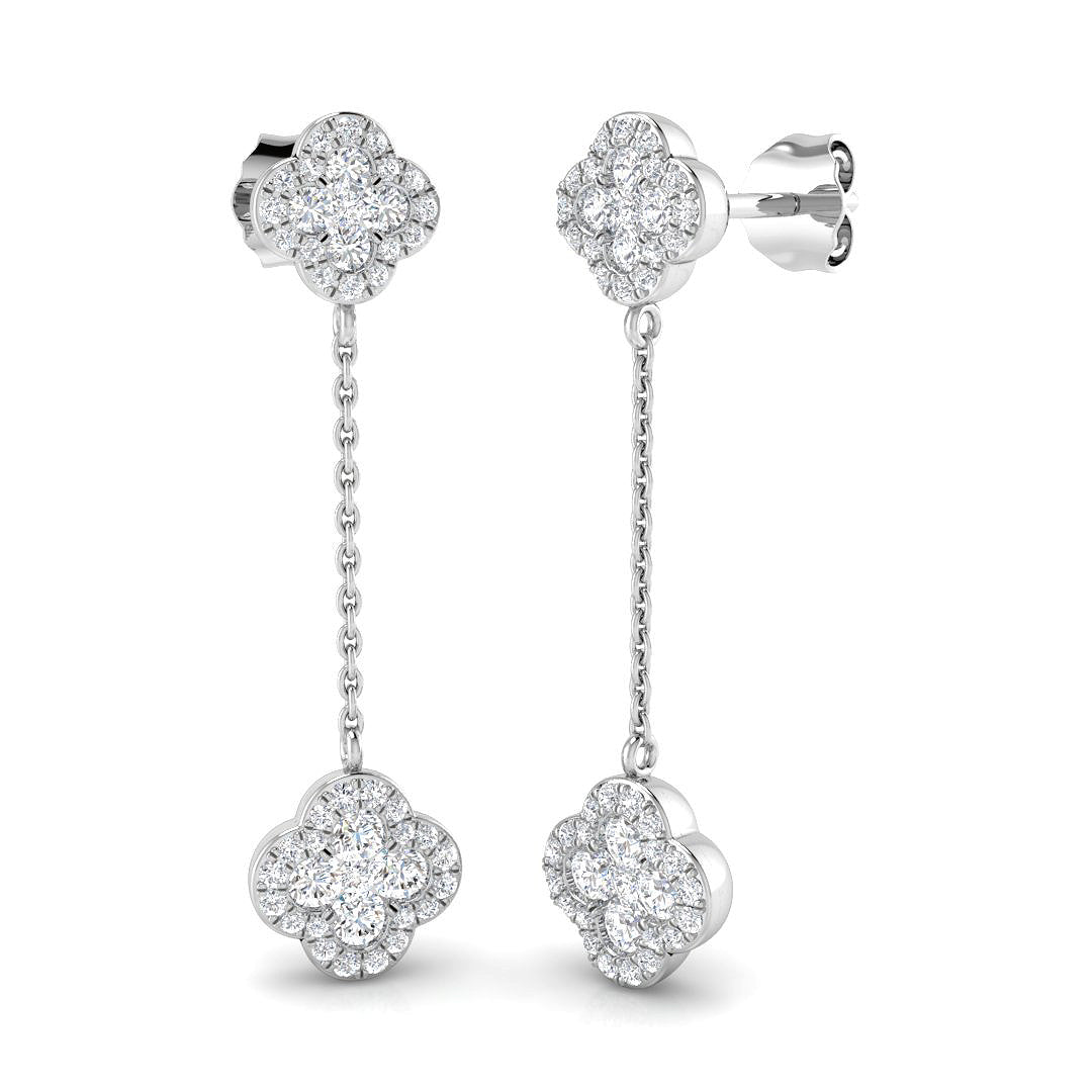 SE6405 — Earrings - 9k White Gold
