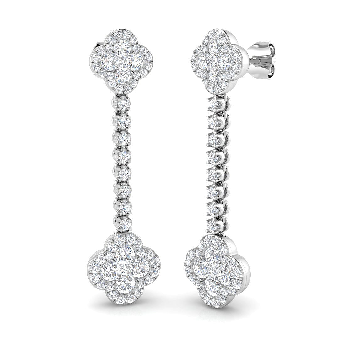 SE6406 — Earrings - 9k White Gold