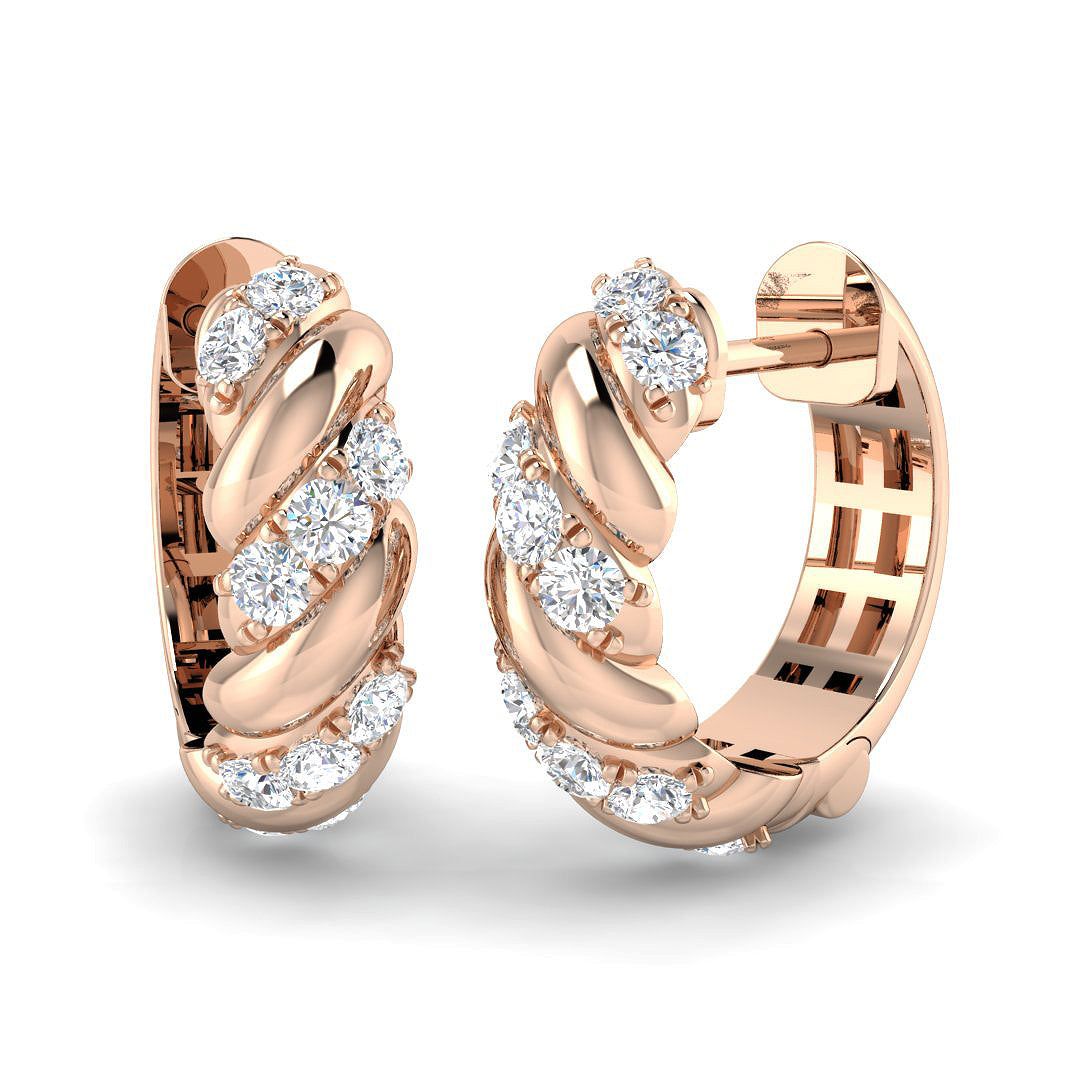 SE6415 — Earrings - 9k Rose Gold