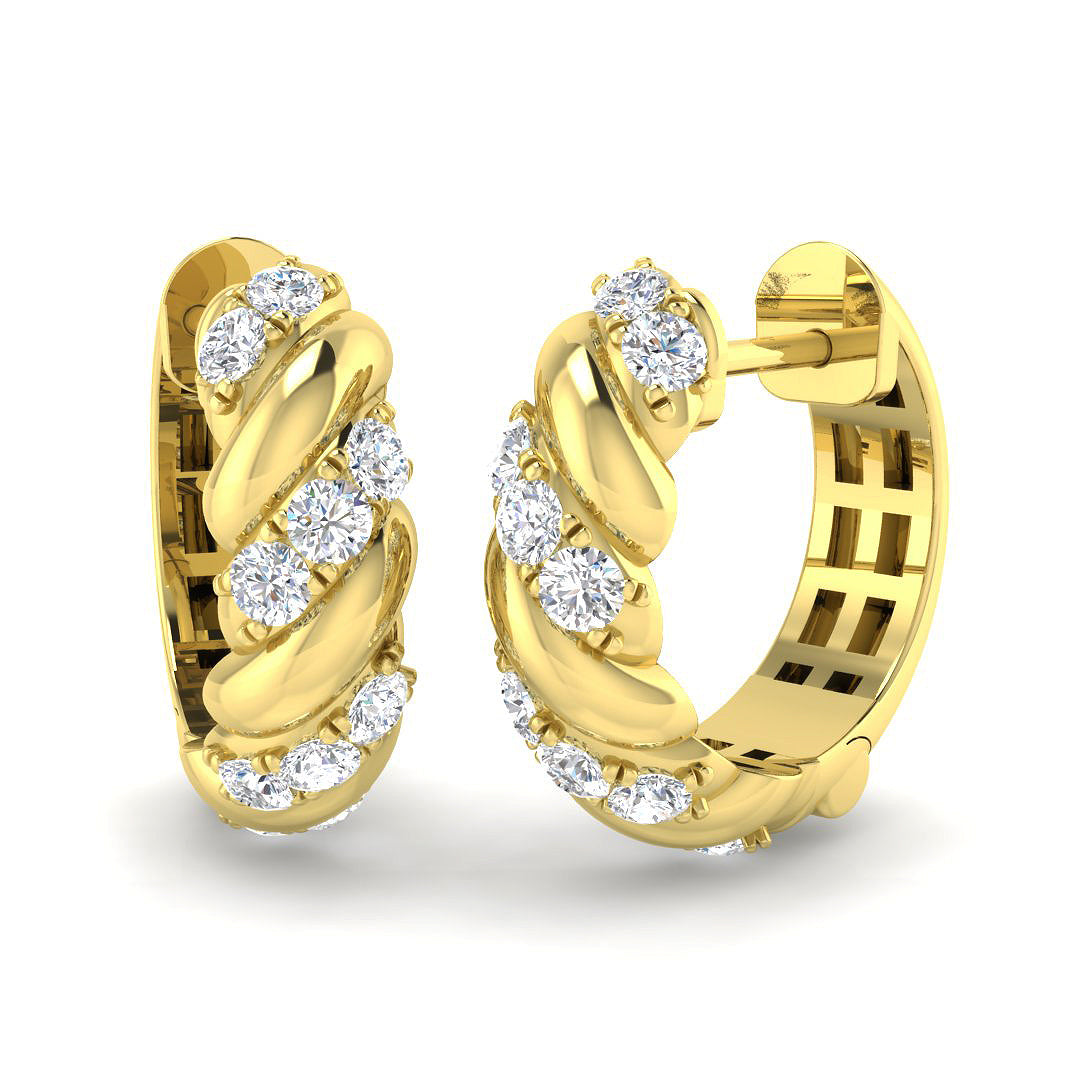 SE6415 — Earrings - 9k Yellow Gold