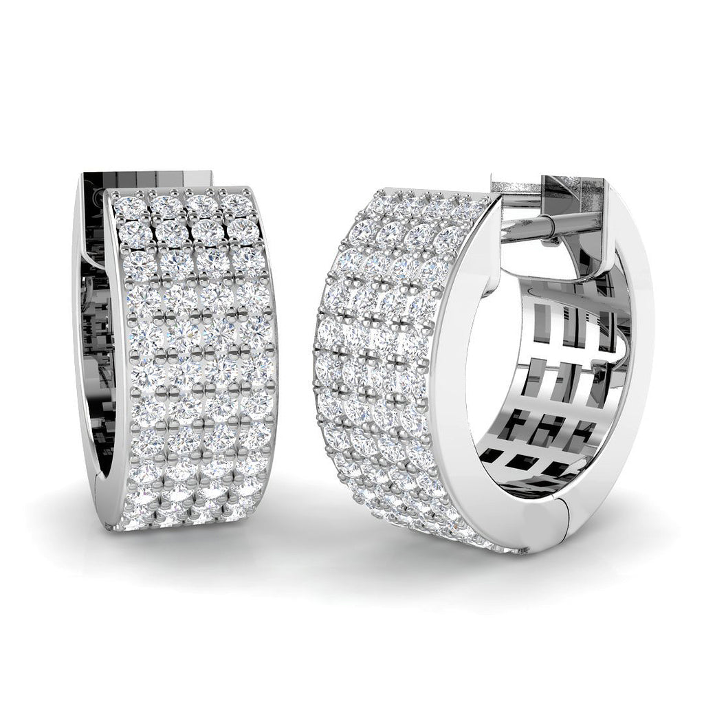 SE6416 — Earrings - 9k White Gold