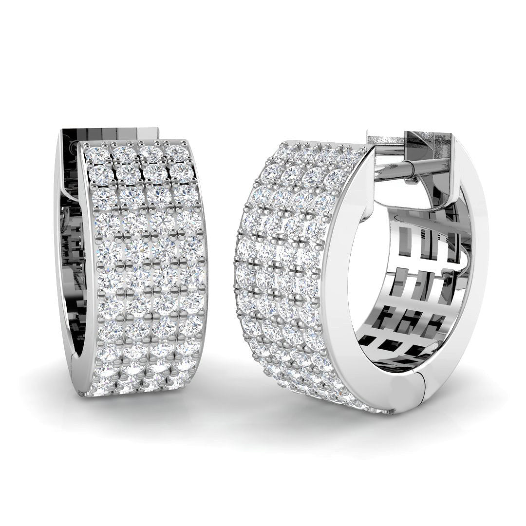 SE6416 — Earrings - 9k White Gold