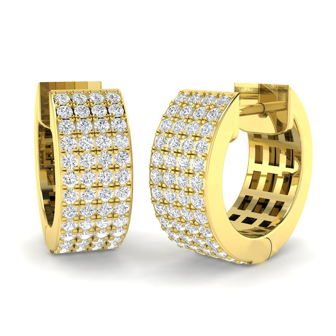 SE6416 — Earrings - 9k Yellow Gold
