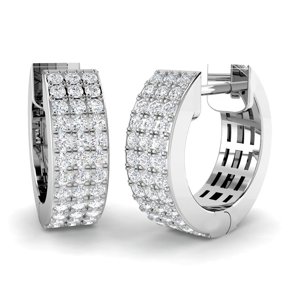 SE6417 — Earrings - 9k White Gold