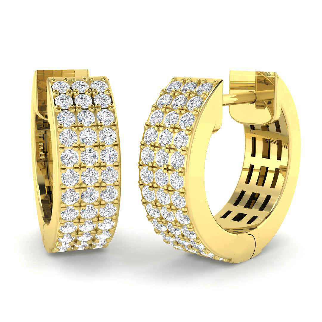 SE6417 — Earrings - 9k Yellow Gold