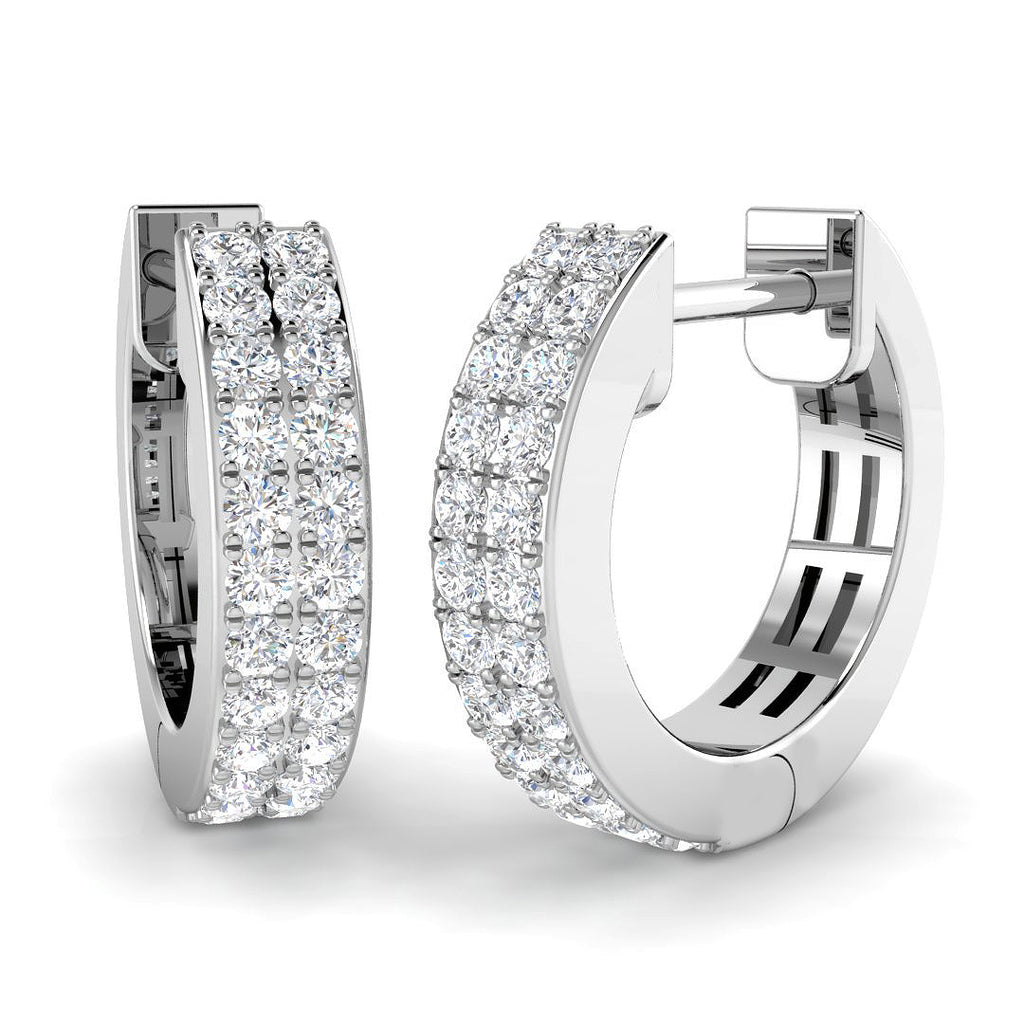 SE6418 — Earrings - 9k White Gold
