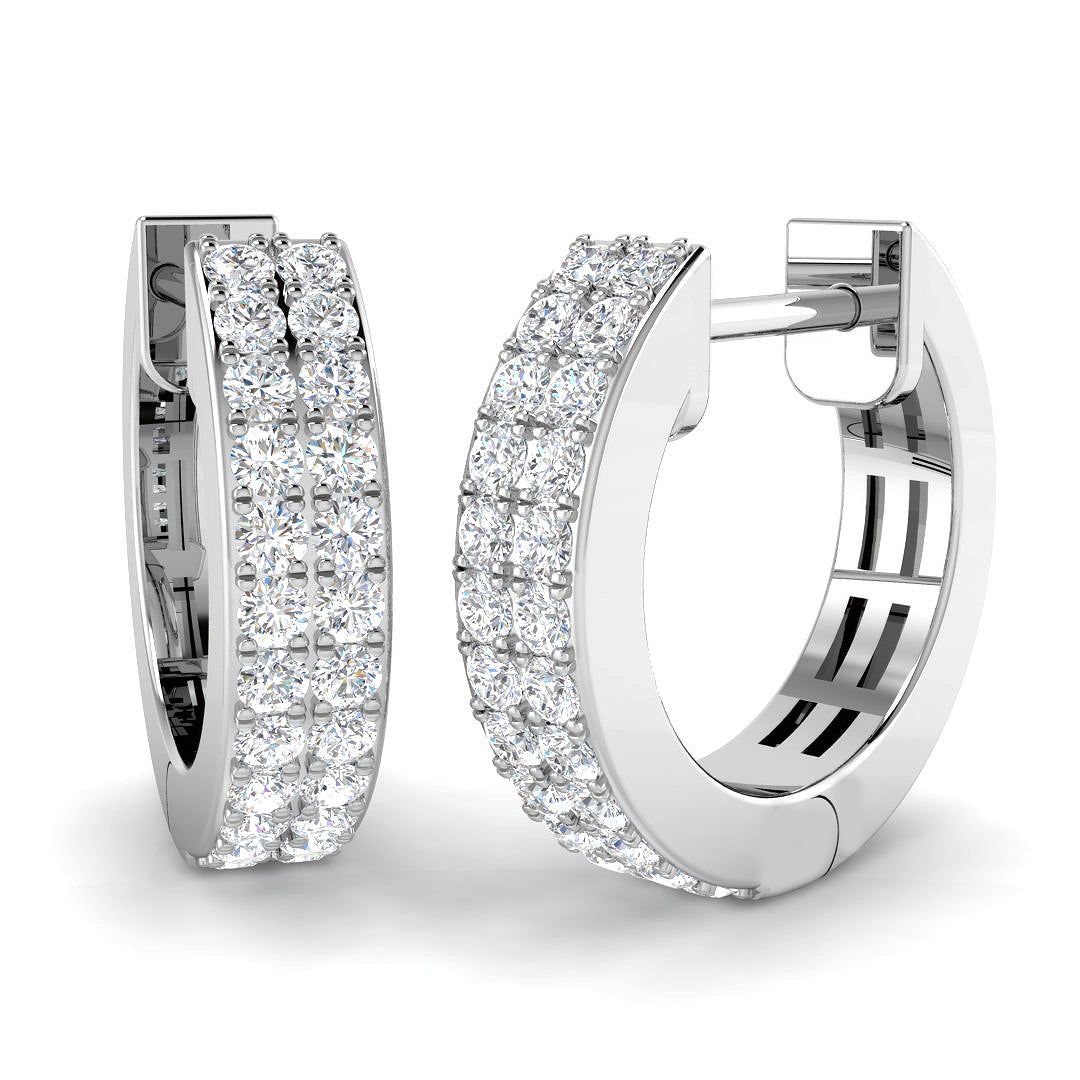 SE6418 — Earrings - 9k White Gold