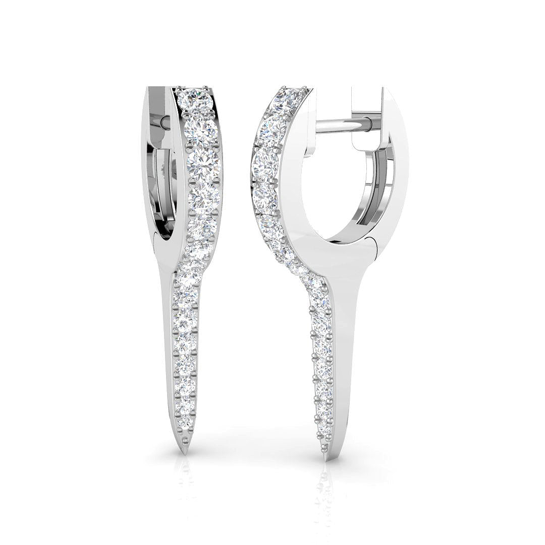 SE6419 — Earrings - 9k White Gold