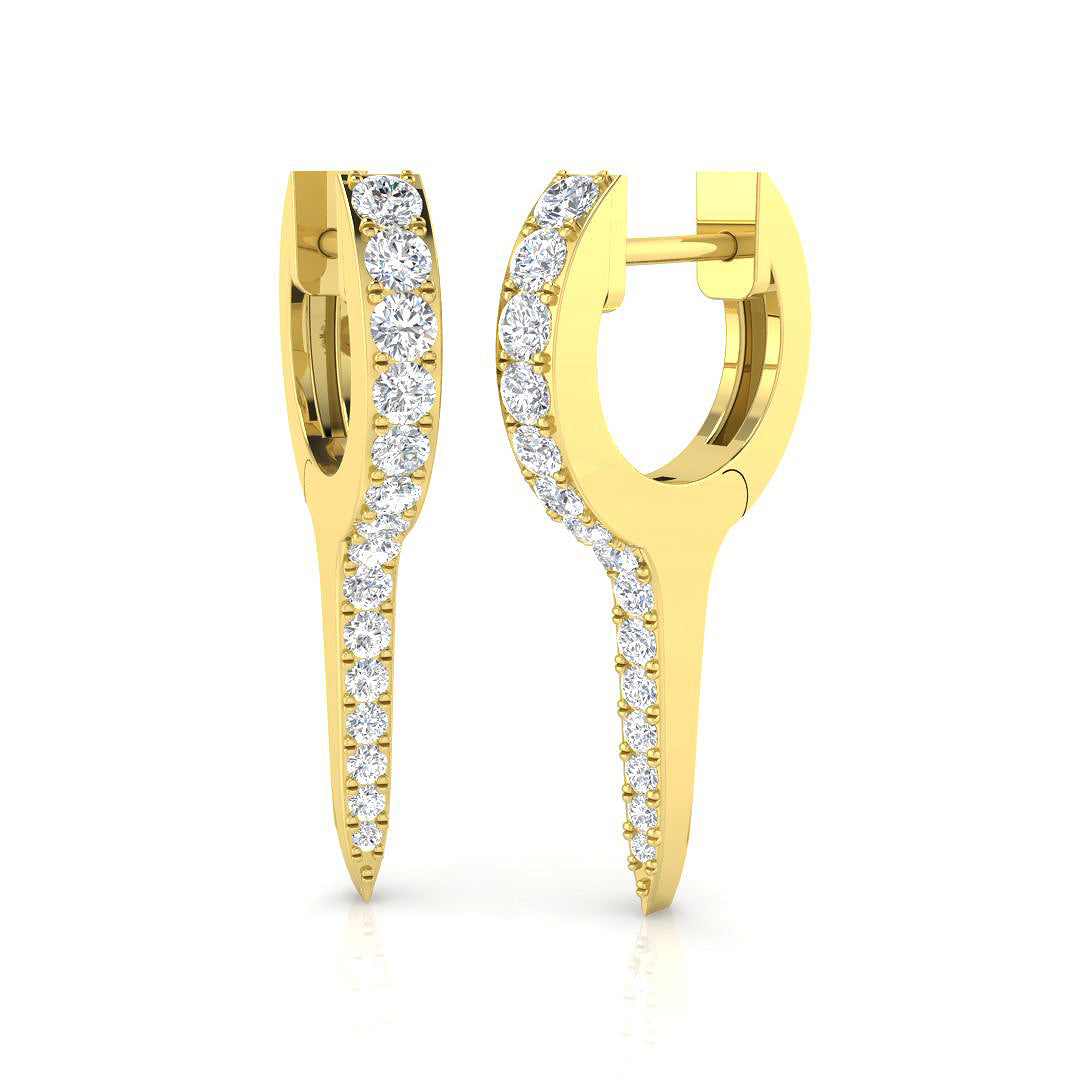 SE6419 — Earrings - 9k Yellow Gold