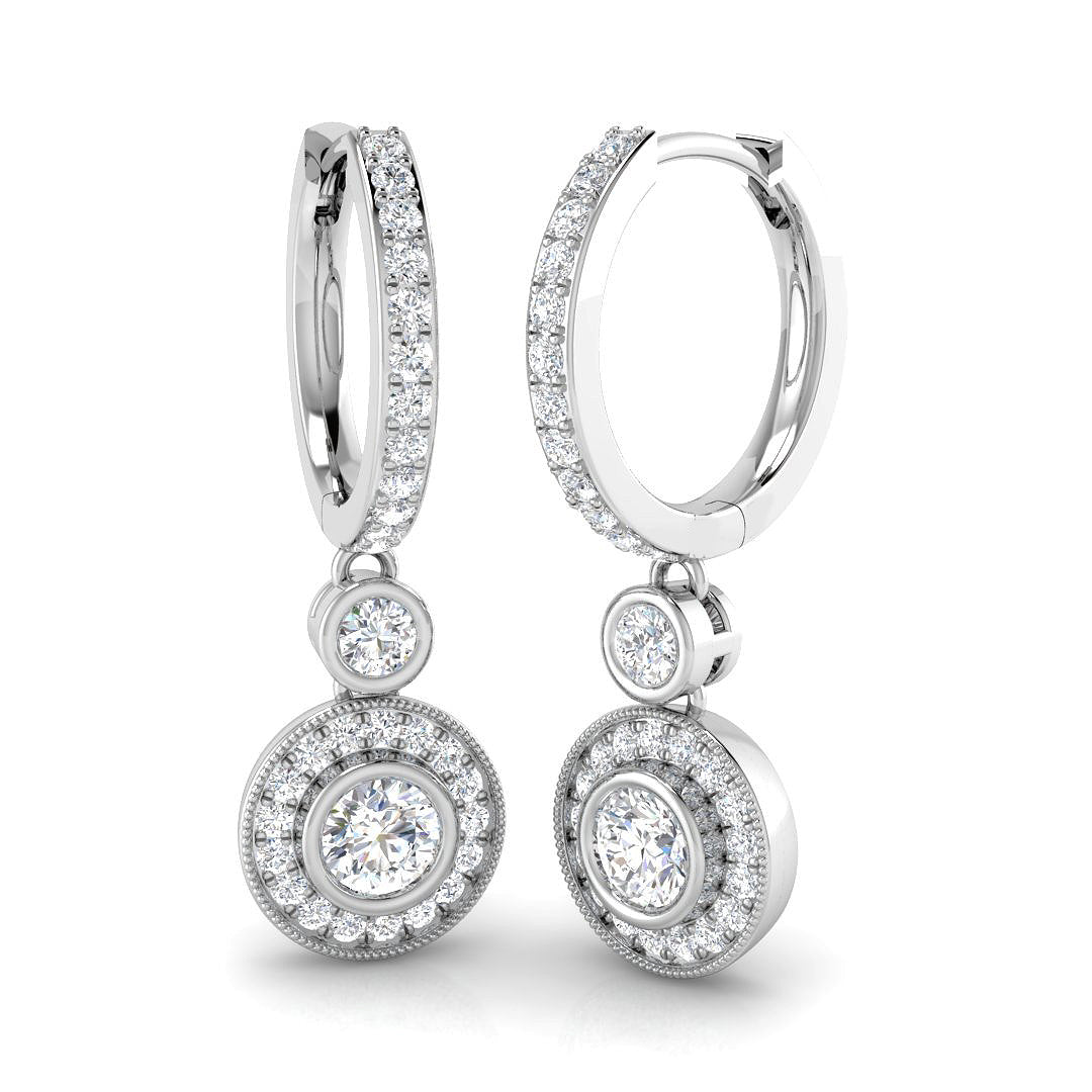 SE6428 — Earrings - 9k White Gold