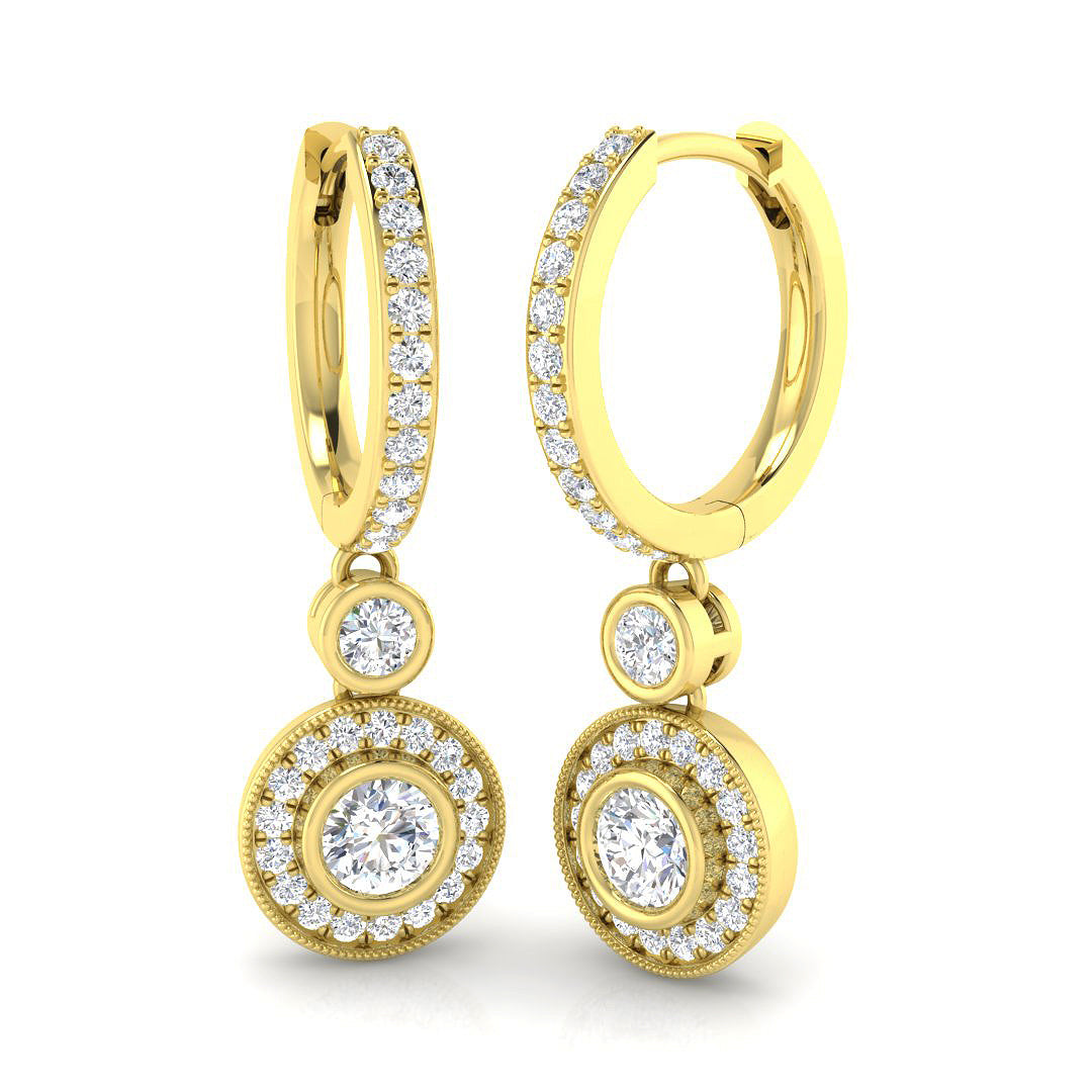 SE6428 — Earrings - 9k Yellow Gold