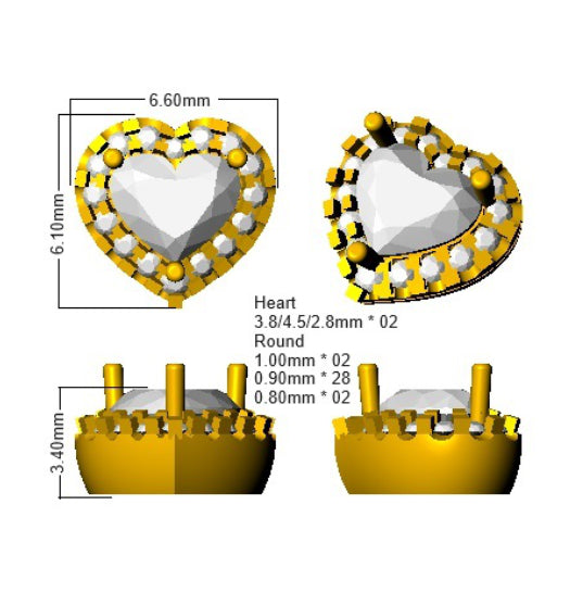 SE6432 — Earrings - 9k Yellow Gold detail