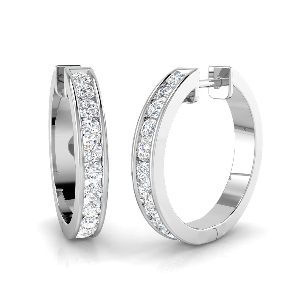 SE6436 — Earrings - 9k White Gold