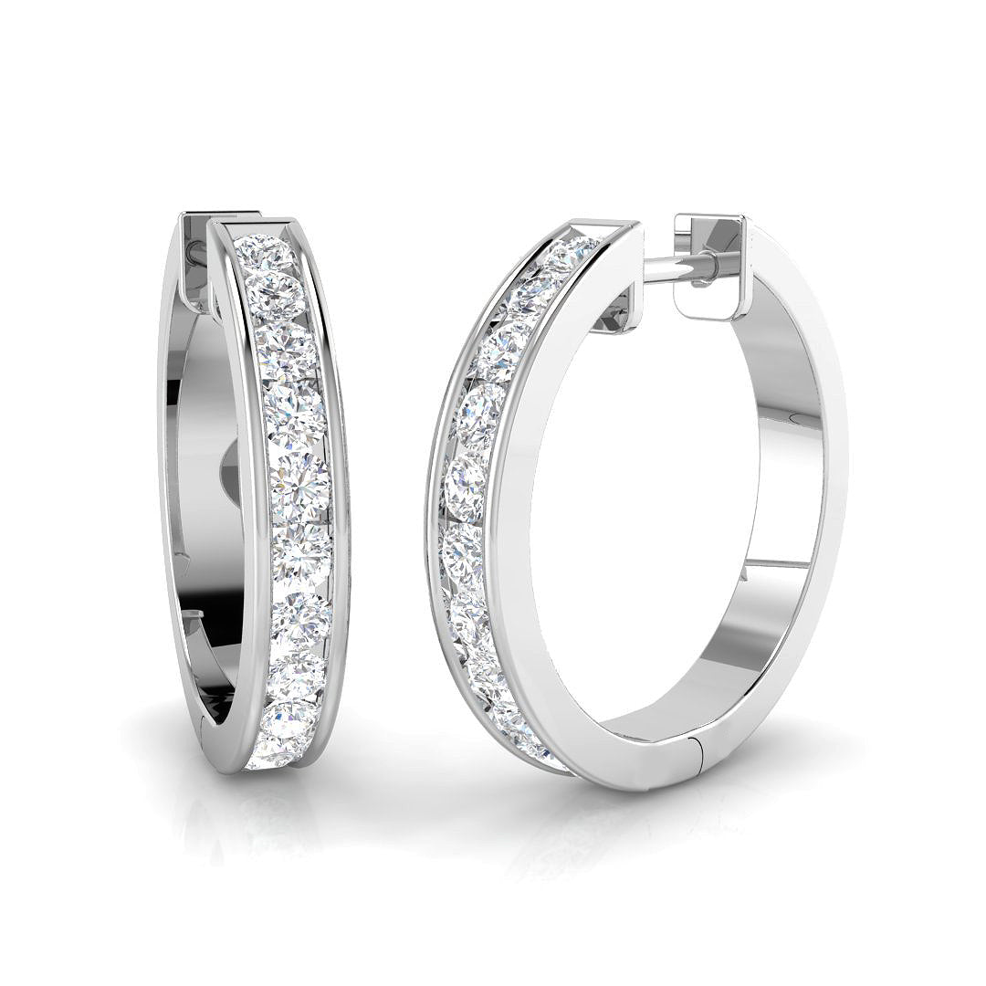 SE6436 — Earrings - 9k White Gold