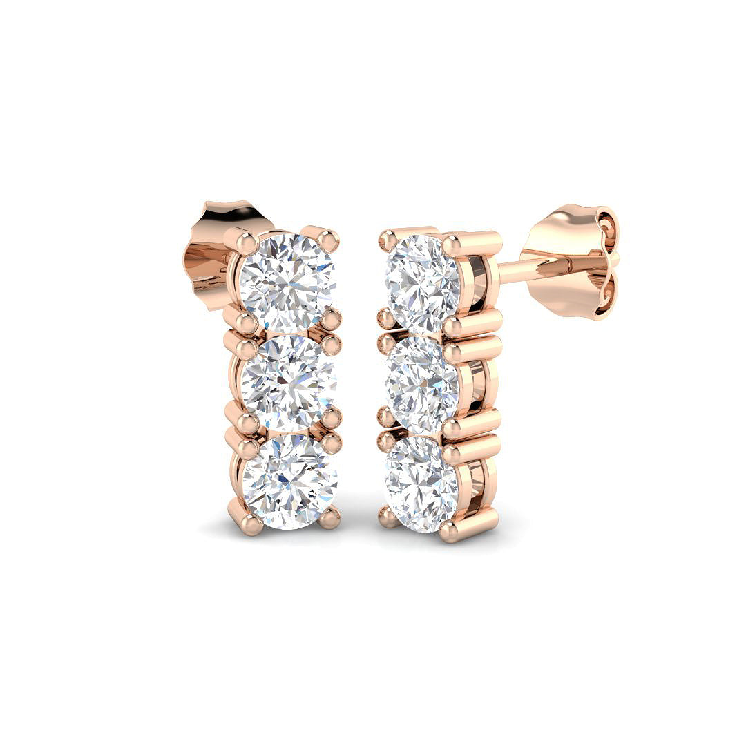 SE6454 — Earrings - 9k Rose Gold