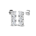 SE6454 — Earrings - 9k White Gold
