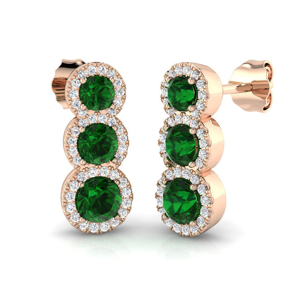 SE6455 — Earrings - 9k Rose Gold