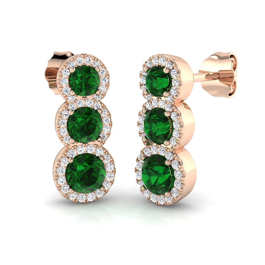 SE6455 — Earrings - 9k Rose Gold