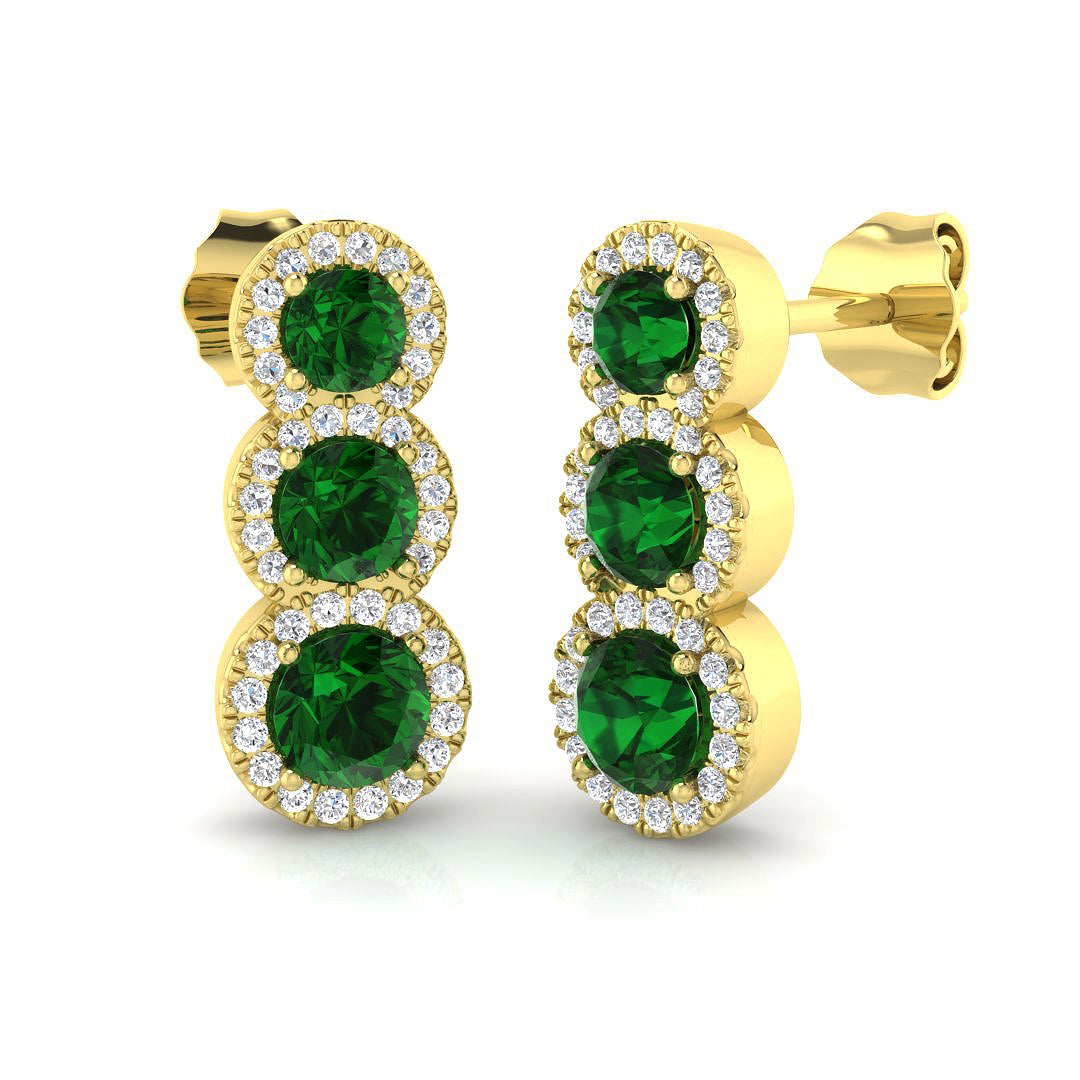 SE6455 — Earrings - 9k Yellow Gold