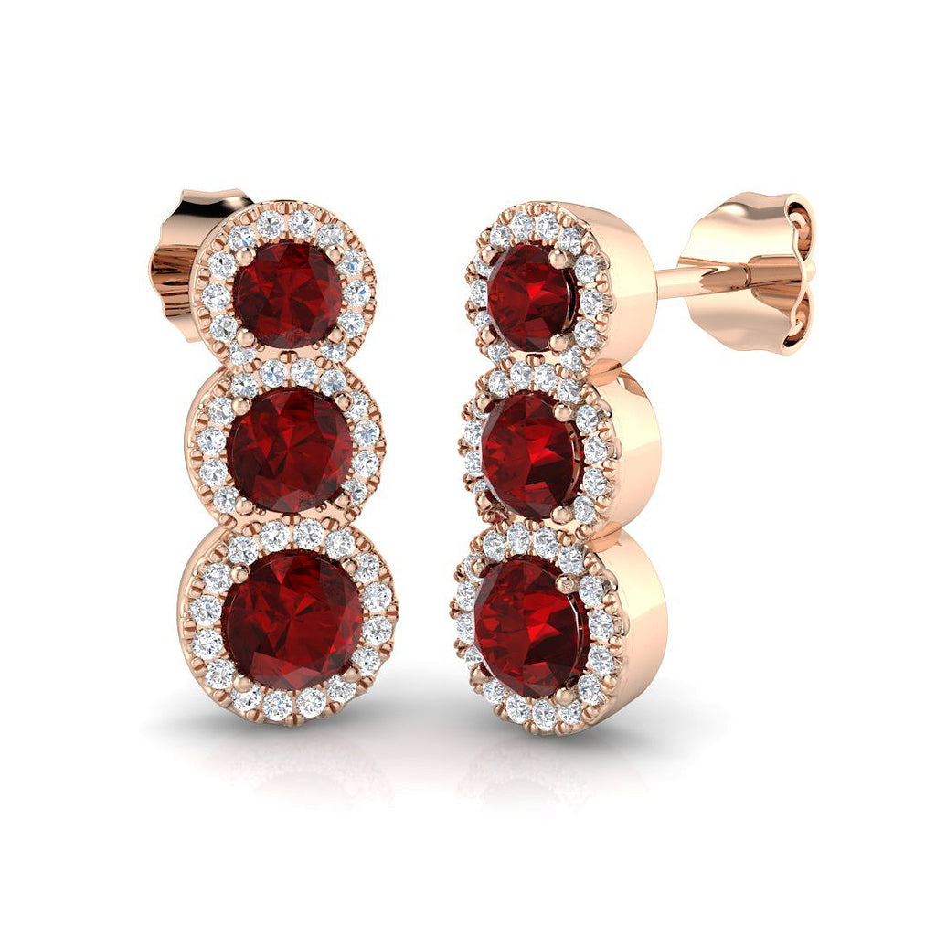 SE6455 — Earrings - 9k Rose Gold