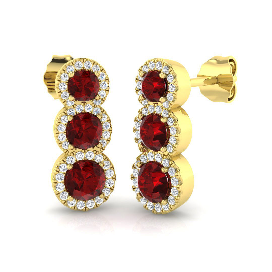 SE6455 — Earrings - 9k Yellow Gold